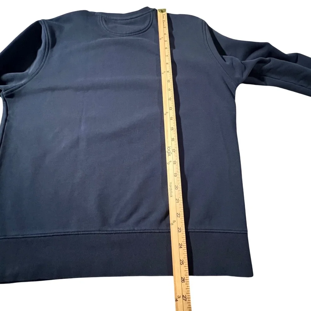 Brooks Brothers Sweatshirt Mens‎ Medium Navy Blue 1818 Crest Graphic Pullover